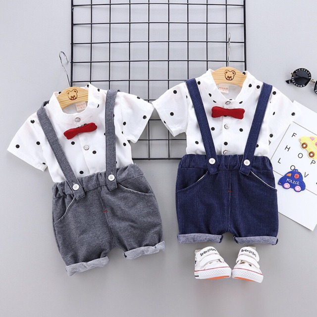 Set yếm sơ mi