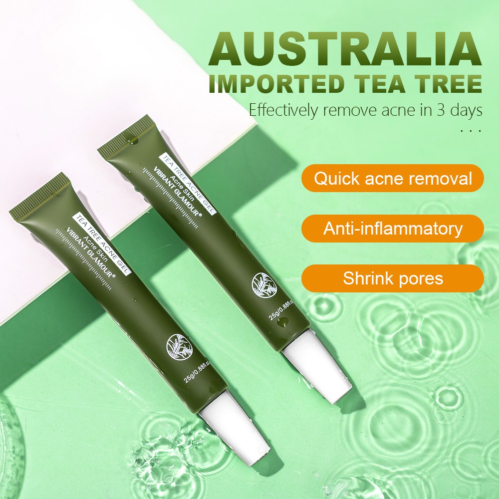 Gel Hỗ Trợ Giảm Mụn VIBRANT GLAMOUR Phục Hồi Làm Trắng Loại Bỏ Sẹo Mụn Đầu Đen Chăm Sóc Da 25g | BigBuy360 - bigbuy360.vn