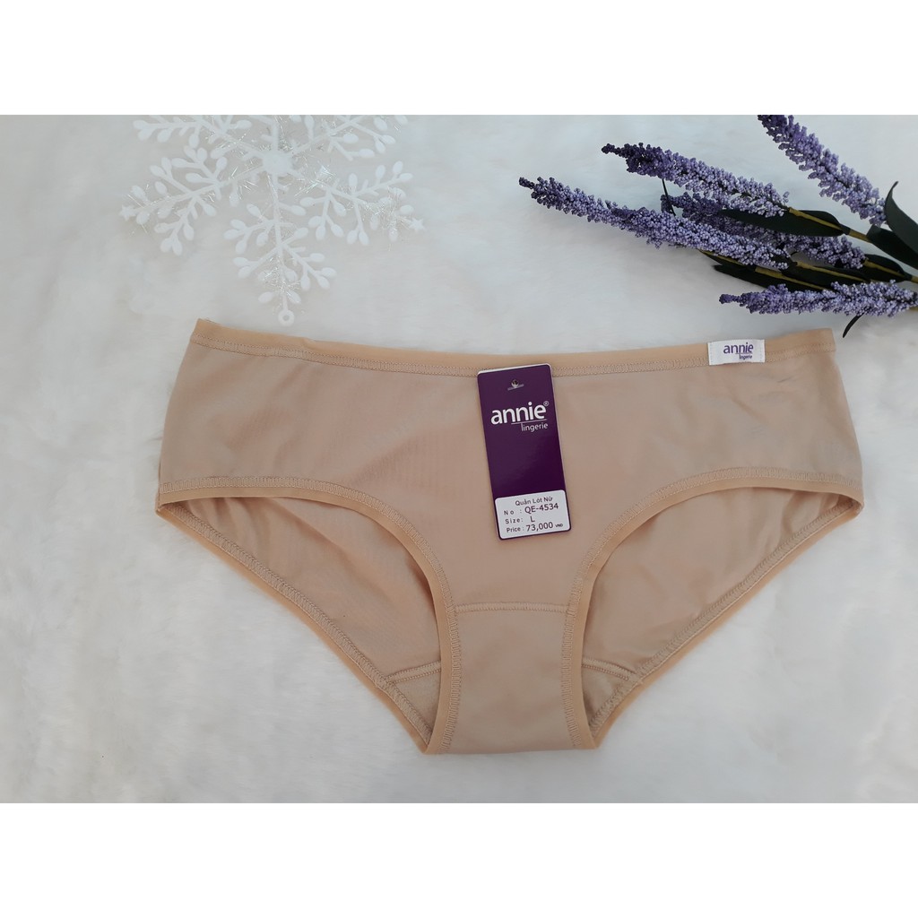 Quần lót nữ annie QE4534 thun lạnh mịn mát, hạn chế vết hằn