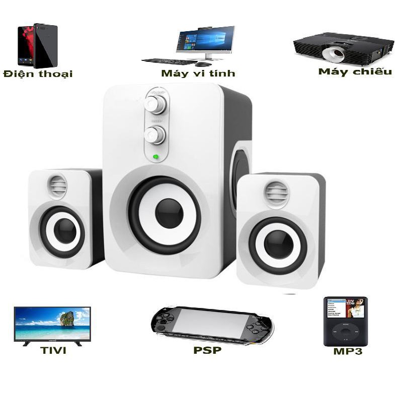 Loa Vi Tính Q7 Speaker Dùng Để Bàn Có Rắc Cắm Kết Nối Cổng USB Dùng Cho Điện Thoại Và Máy Tính