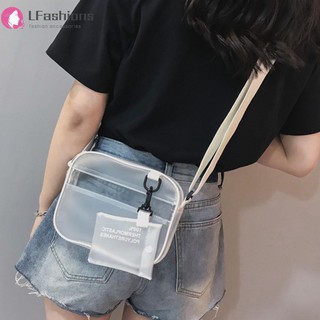 Túi đeo chéo vai bằng nhựa PVC trong suốt thời trang cho nữ