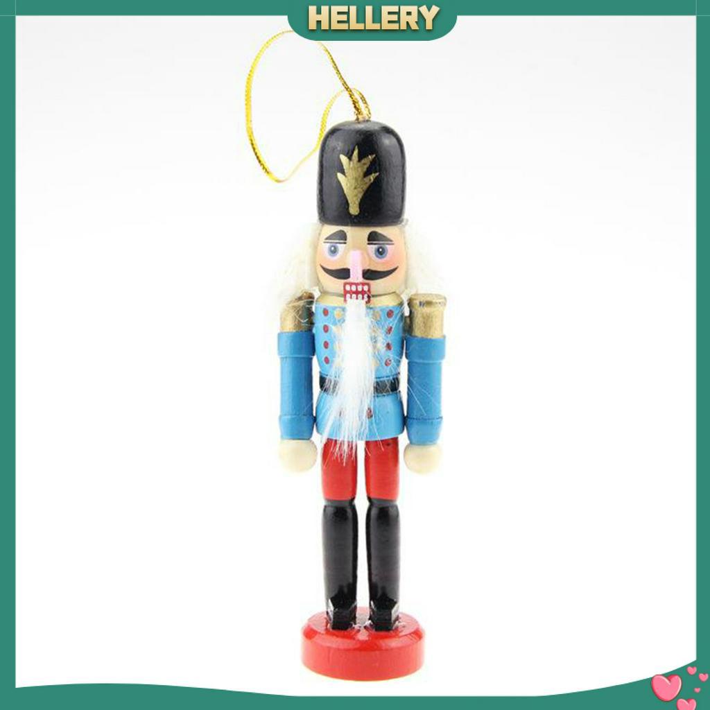 Set 6 Mô Hình Lính Mini Bằng Gỗ Dùng Trang Trí Giáng Sinh