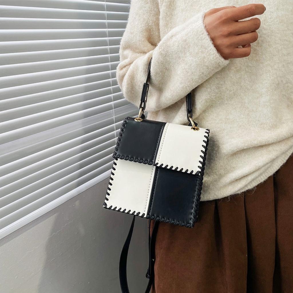 Túi tự làm, Túi handmade tự đan DA16 da PU Kawaii_Handmade