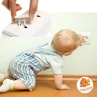 Nút bịt ổ điện 2 chân an toàn cho bé combo