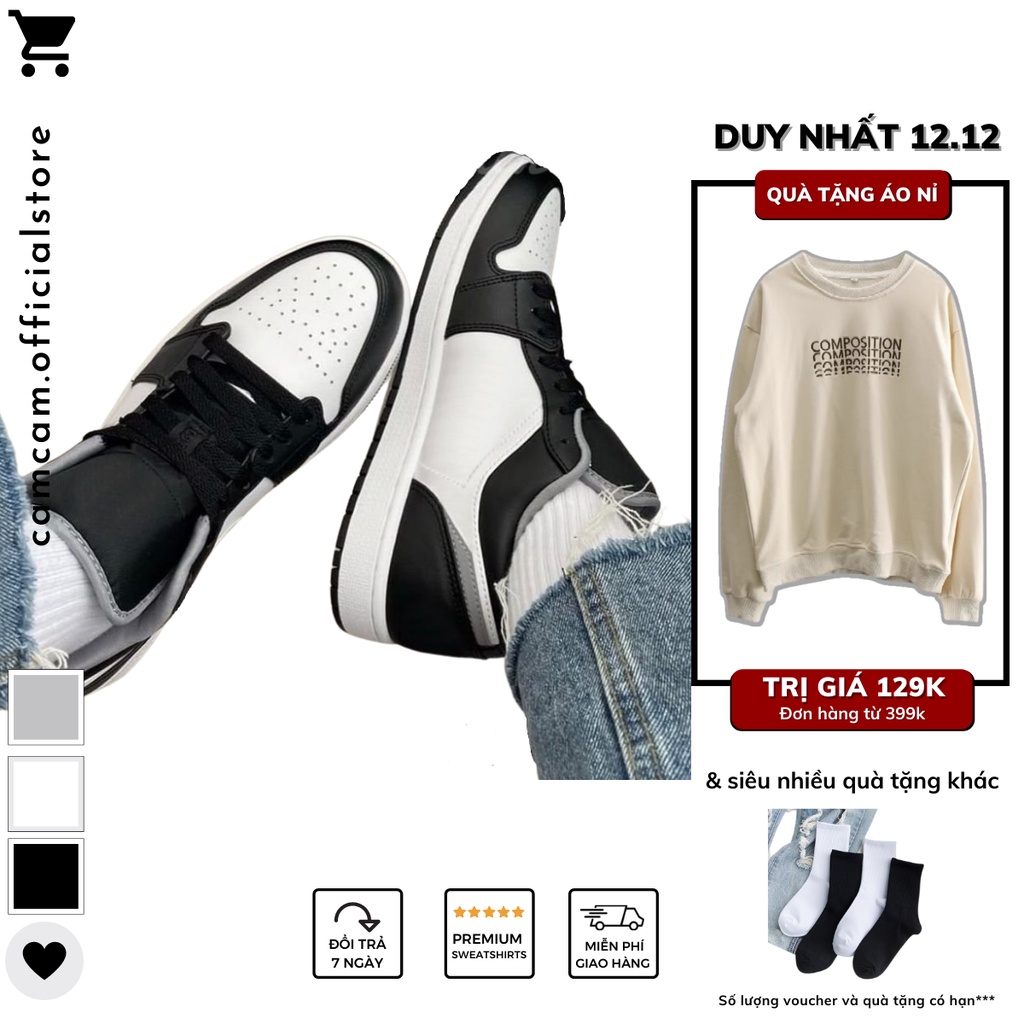 GIÀY THỂ THAO NAM NỮ CỔ THẤP MÀU SMOCK