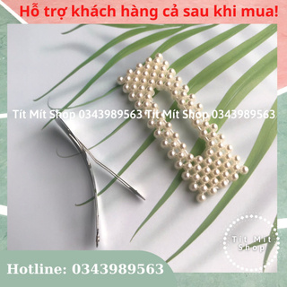 Kẹp tóc hạt ngọc, hạt chân châu, kẹp tóc hàn quốc