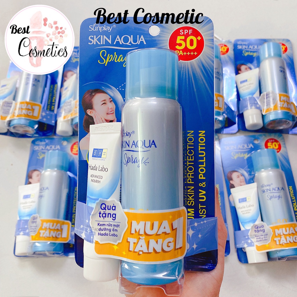 Xịt Chống Nắng Sunplay Skin Aqua Spray SPS 50+ PA++++ 50g