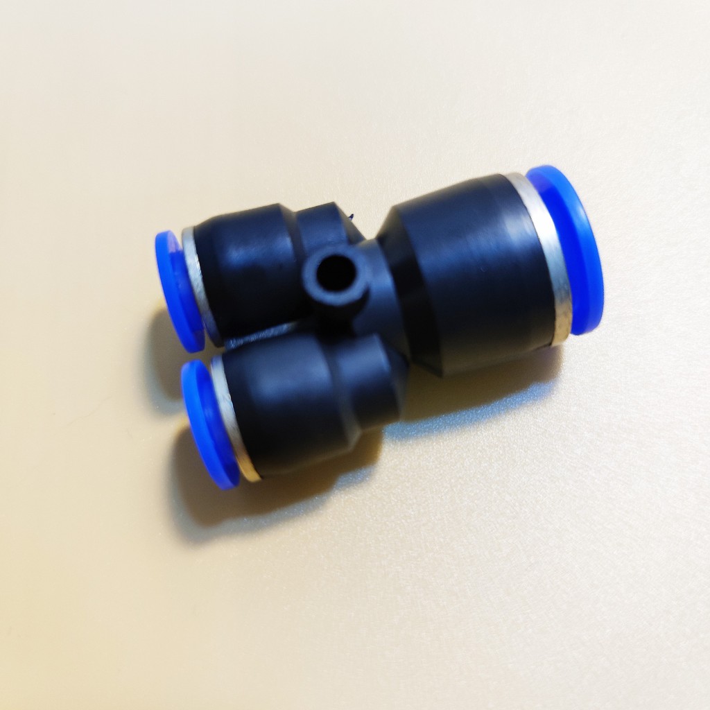 Khớp nối nhanh 12 ra 2 đầu 8mm cho hệ thống phun sương