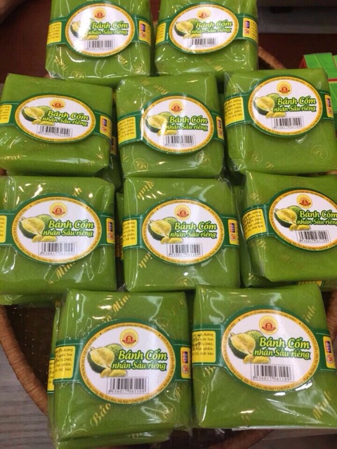 Bánh cốm nhân sầu riêng 75gr