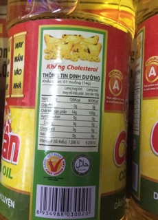 Dầu ăn cái lân 1 lít