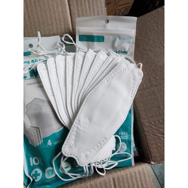 (5 cái)Khẩu trang 4D KF94 DC Mask [ Giao túi 5 hoặc túi 10cái] | BigBuy360 - bigbuy360.vn