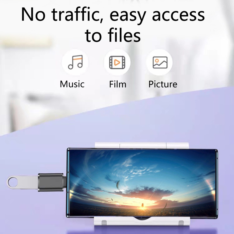 Đầu Chuyển Đổi USB Type C Đực Sang USB A Cái 5Gbps Tốc Độ Cao