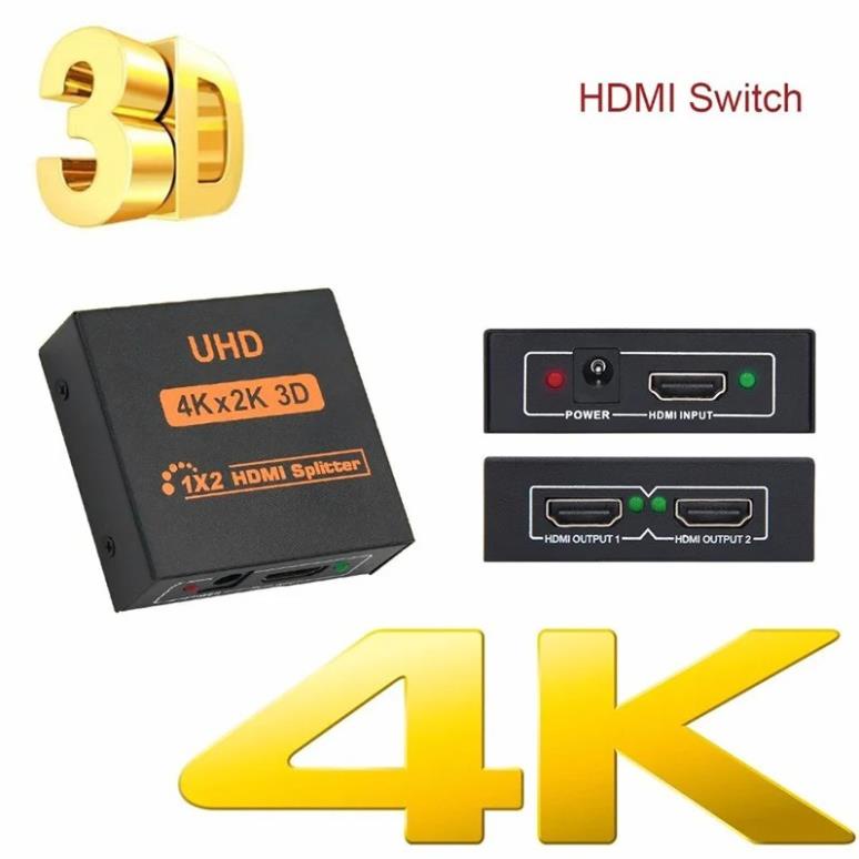 Bộ chia HDMI 1 ra 4 4K2K-30Hz Full HD 1080 chia 1 nguồn HDMI ra thành 4 nguồn HDMI