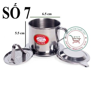 phin cafe inox nhiều size