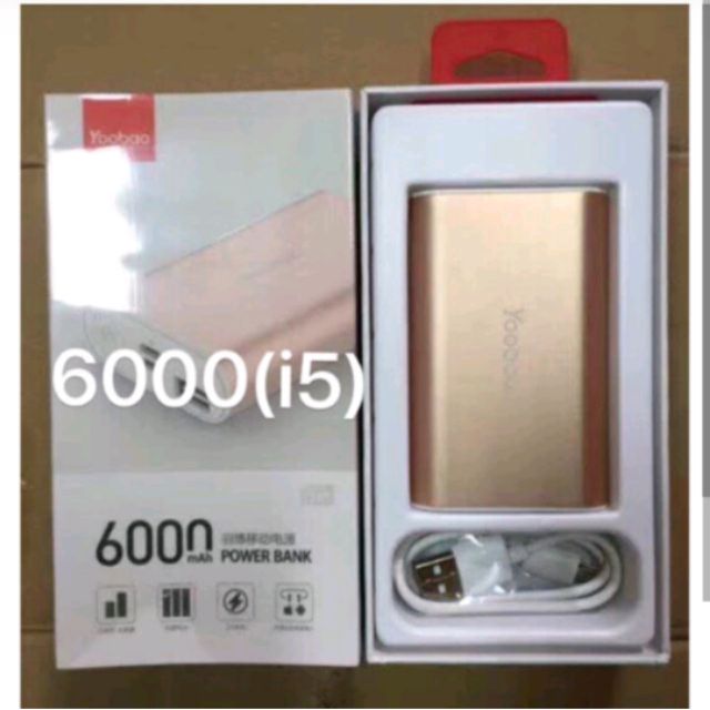 Sạc dự phòng yoobao 6000mAh