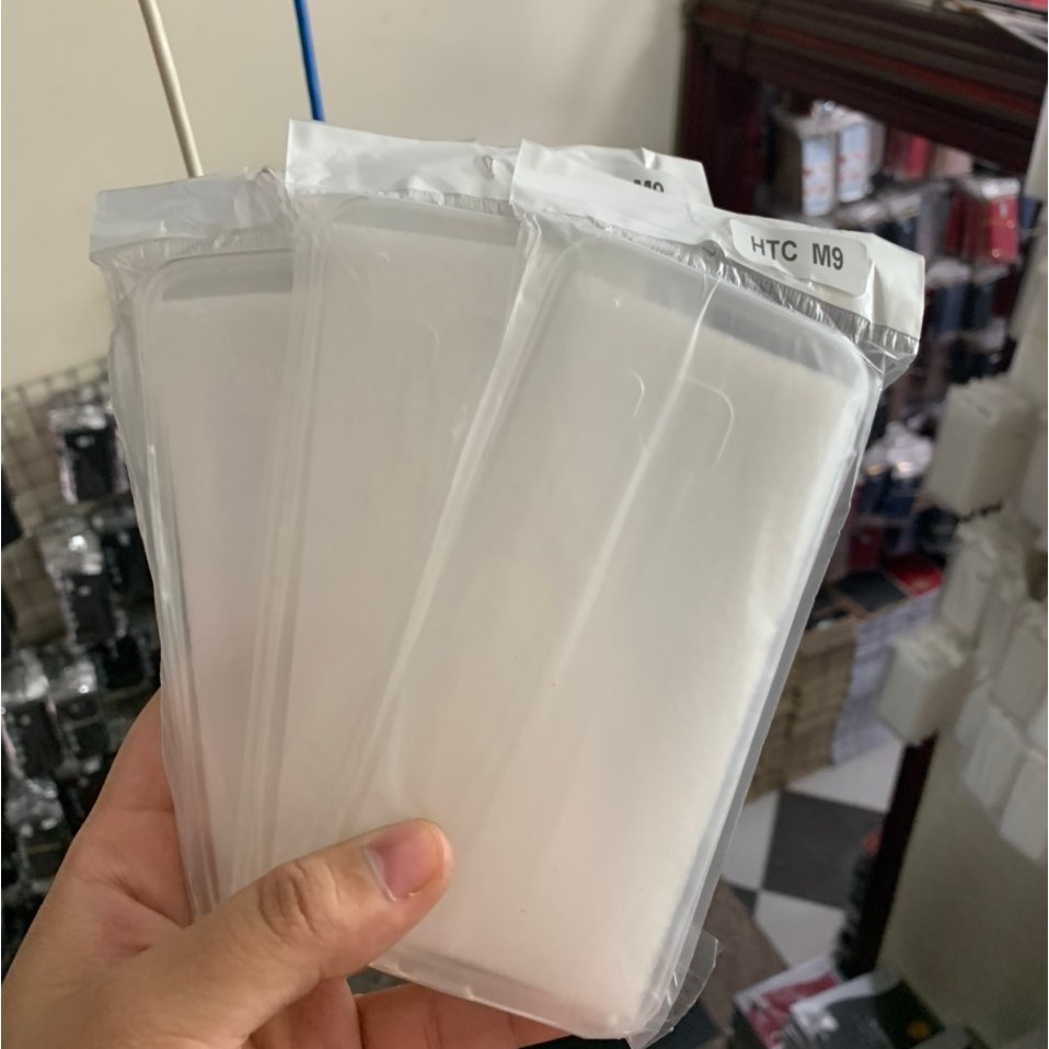 Bộ 3 Ốp lưng dẻo HTC M9 Silicon trong suốt ( Loại Tốt )