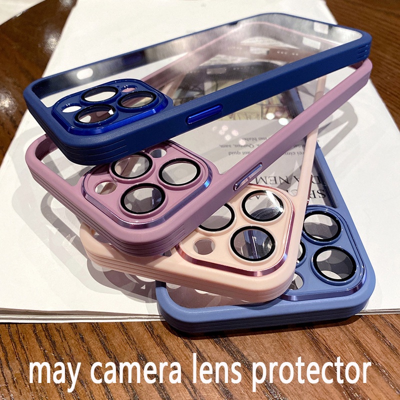 Ốp Điện Thoại Silicon Cứng Trong Suốt Chống Sốc Chống Rơi Cho iPhone XS MAX XR XS 8 7 Plus SE2020 11 Pro