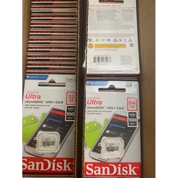 Thẻ nhớ sandisk chính hãng