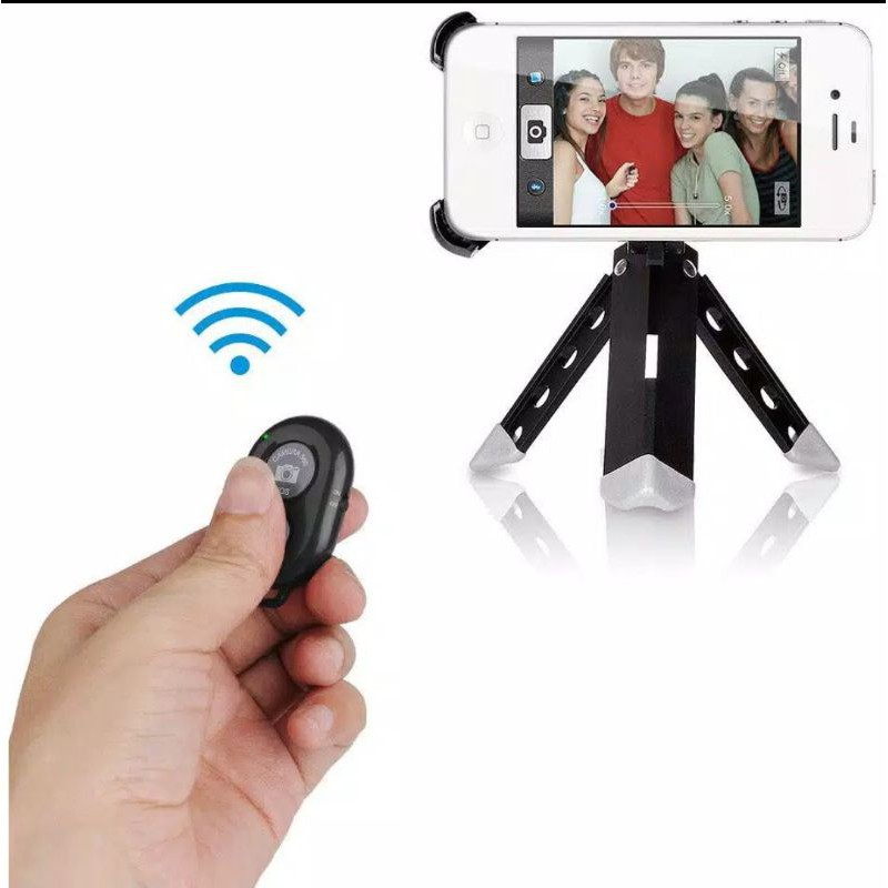 Thiết Bị Điều Khiển Từ Xa Bluetooth Tomsis Cho Camera / Android / Ios