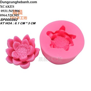 Khuôn Silicon Hoa Sen Nở Trung