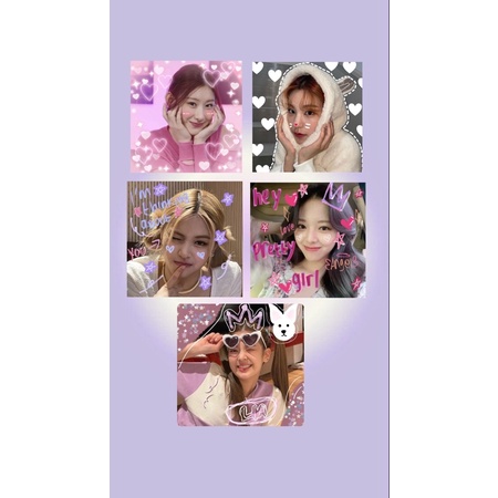 Set 30 sticker Itzy niêm phong