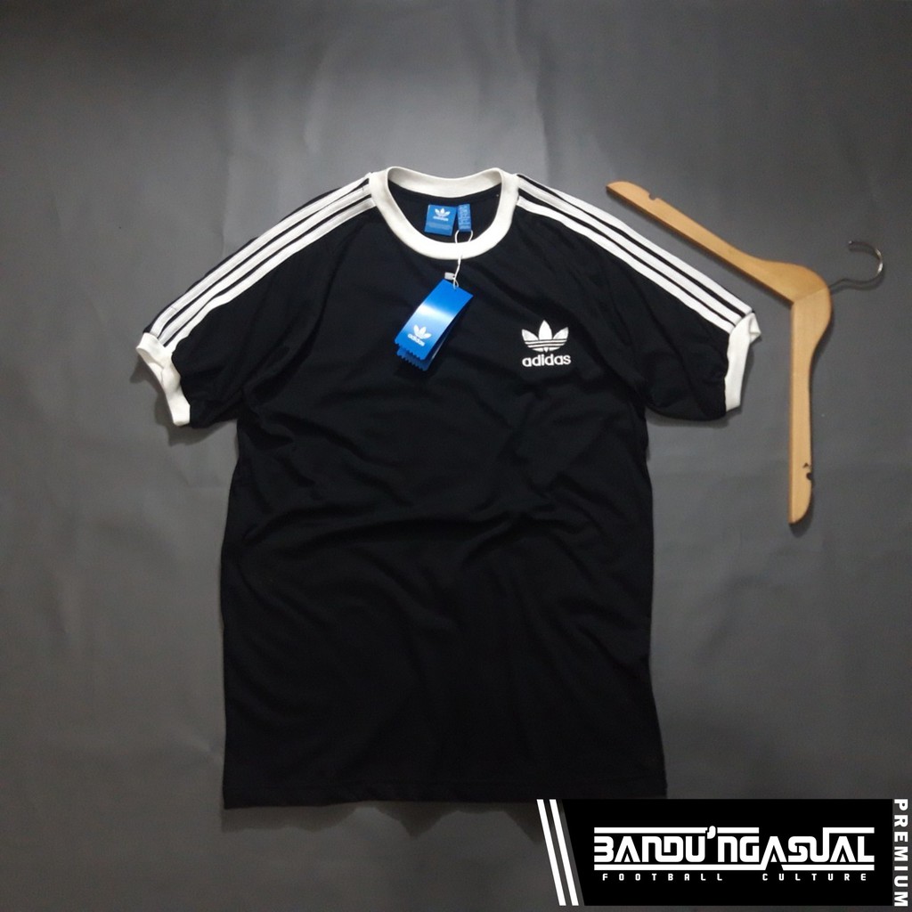 Áo Thun Adidas Kẻ Sọc Đen Trắng Trẻ Trung Năng Động