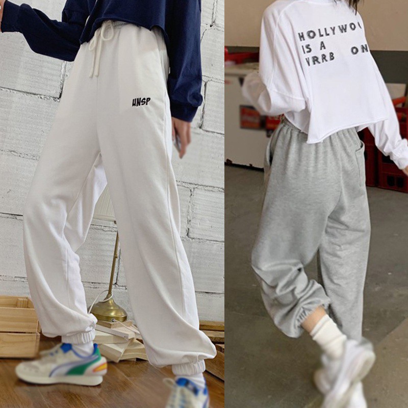 Quần Thể Thao Lưng Cao Chất Liệu Co Giãn Phong Cách Hàn Quốc | BigBuy360 - bigbuy360.vn