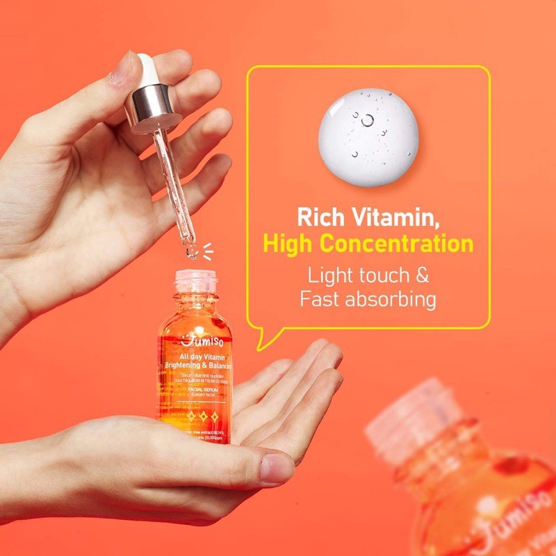 Tinh chất trắng sáng da Jumiso All day Vitamin Brightening&Balancing Facial Serum 30ml