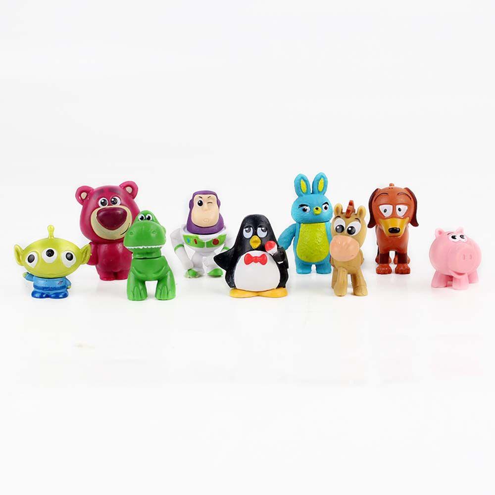 Mô Hình Đồ Chơi Nhân Vật Hoạt Hình Disney Jessie Bullseye Buzz Rex Khủng Long Người Ngoài Hành Tinh Bằng PVC Để Bàn Trang Trí