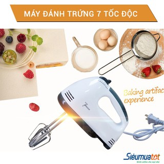 Máy đánh trứng cầm tay 7 chế độ 180W