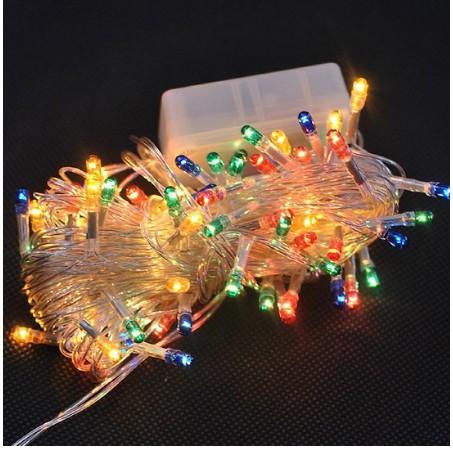 Đèn nháy trang trí tết - Dây đèn led trang trí 5m, 10m chớp nháy nhiều chế độ