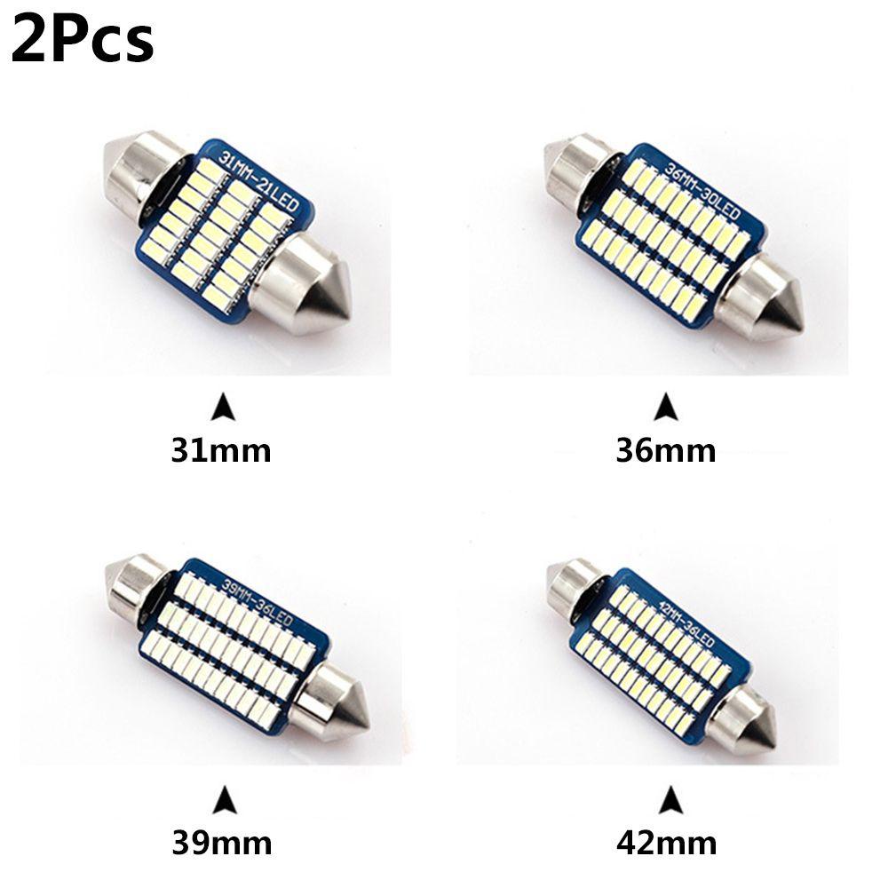 Bộ 2 Đèn Trần Xe Hơi 31MM 36MM 39MM 42MM Chất Lượng Cao