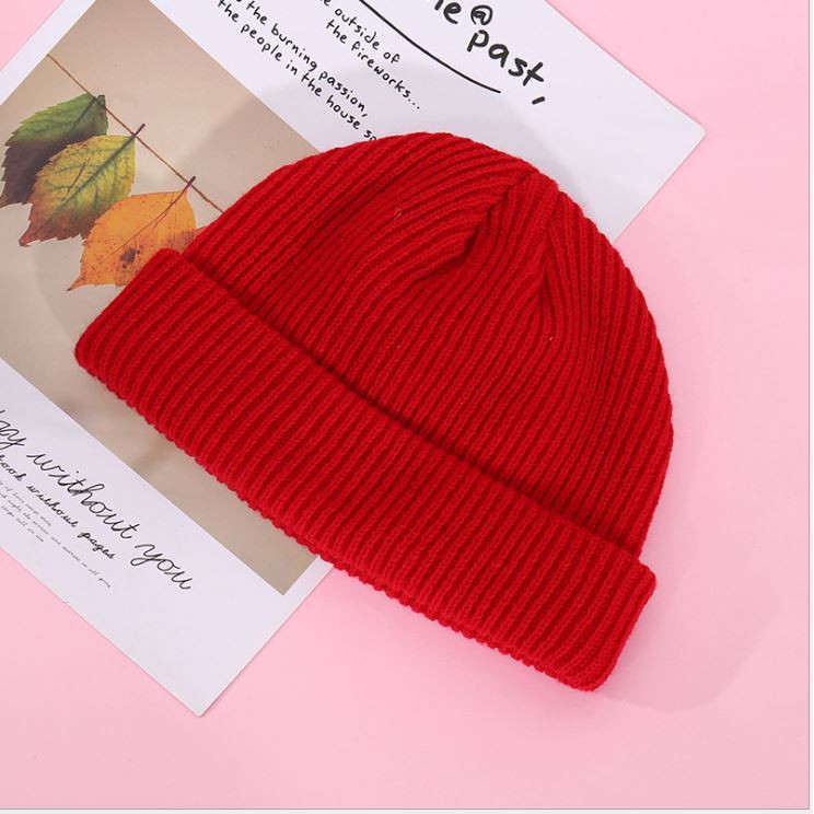Mũ Len Ulzzang Beanie Trơn Nhiều Màu rẻ nhất (Loại Ngắn) MN08