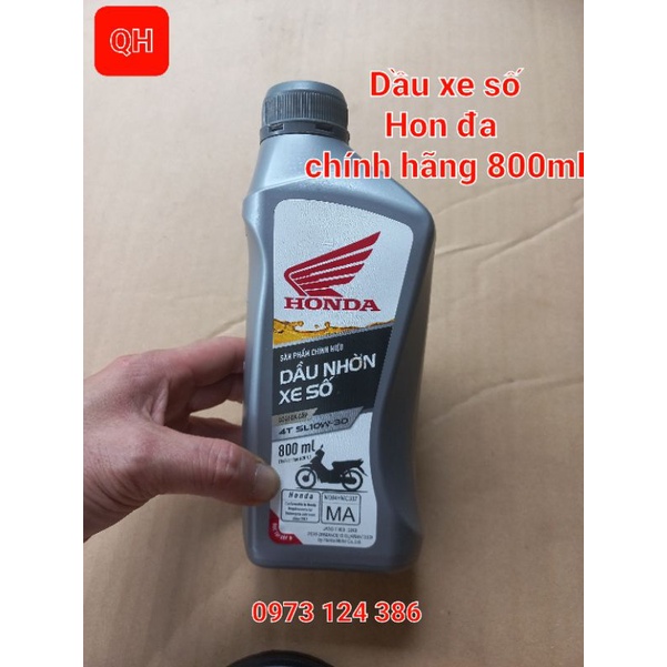 DẦU NHỚT HONDA 800ML - 10W - 30 dùng cho xe số