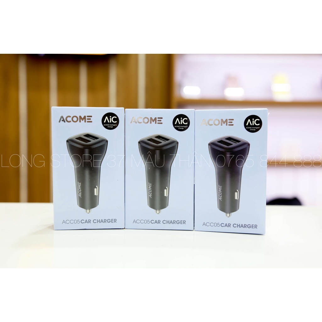 Sạc tẩu xe hơi Acome ACC05