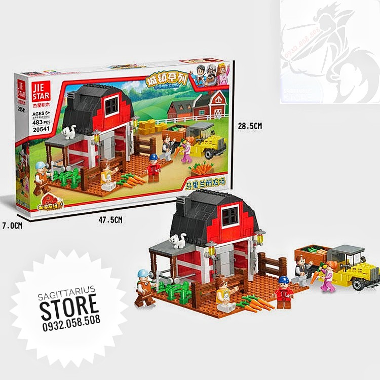 Lego Jie Star 20541 Lắp Ráp Nông Trại Của Mary - MaryLand Farm