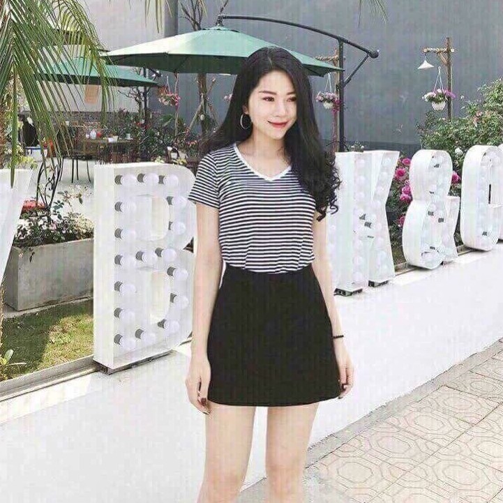 [FREESHIP] Chân váy chữ A BASIC có quần trong