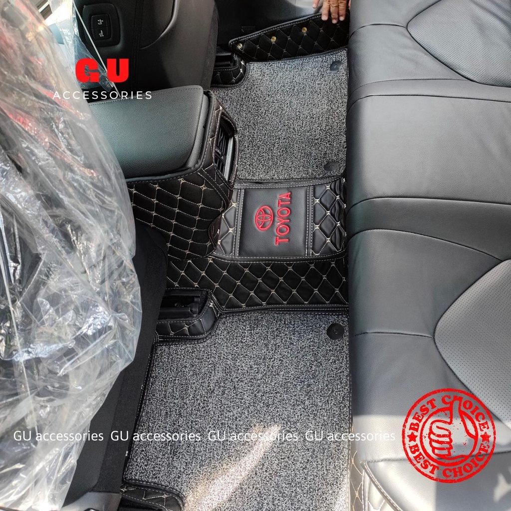 Thảm lót sàn ô tô 7 CHỖ Carnival V Class Sienna Previa Sedona chất liệu da cao cấp thiết kế sang trọng GU