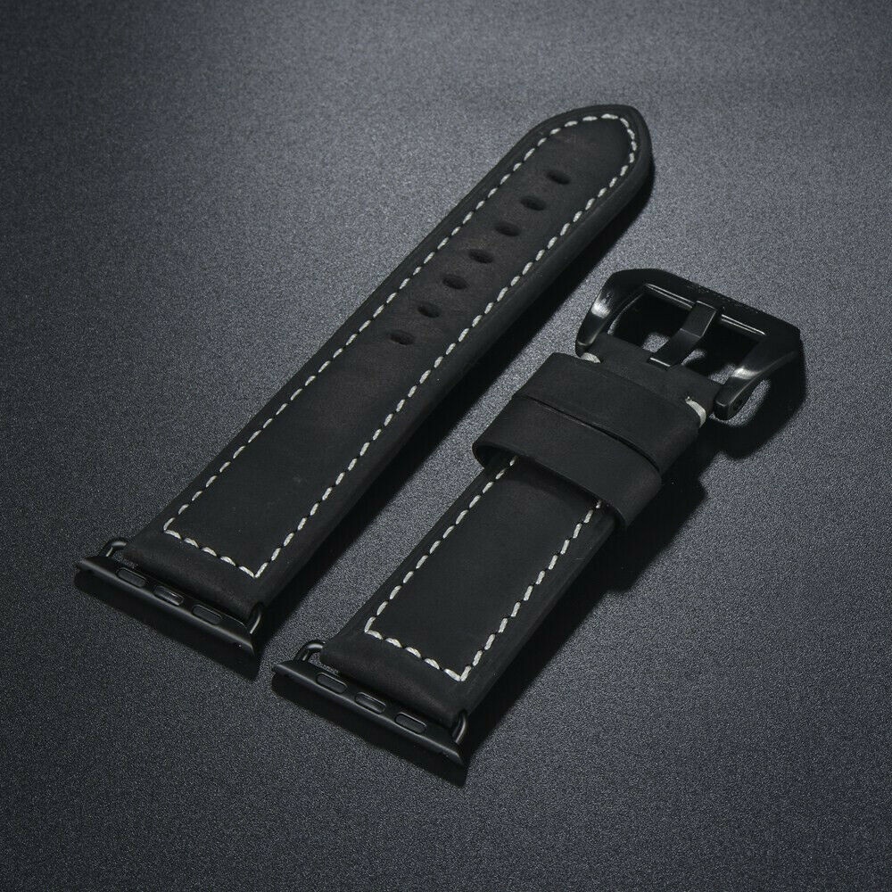 Dây Đeo Đồng Hồ Bằng Da Phong Cách Vintage Dành Cho Apple watch 49mm 44mm 40mm 45mm 41mm 42mm 38mm 40 44 45mm Ultra Series 7 6 3 SE 8