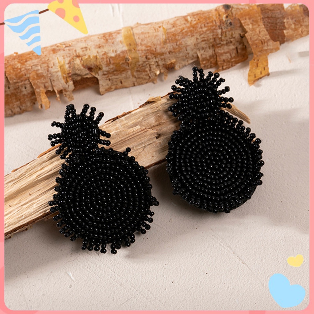 [Ts] Khuyên Tai Treo Trang Sức Treo Hạt Không Biến Dạng Chống Biến Dạng Cho Nữ