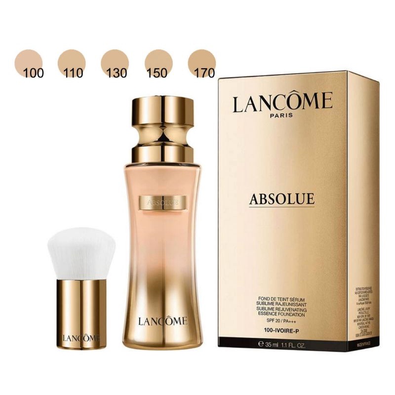 Kem Nền Dạng Lỏng Nuôi Dưỡng Da Mặt Lancome 30ml SPF20 Kèm Cọ 100 110