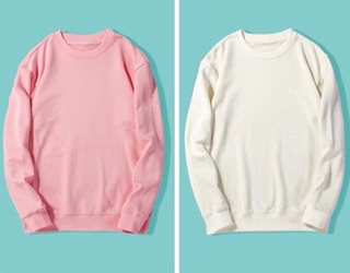 ÁO SWEATER NỈ BÔNG BASIC TRƠN NHIỀU MÀU CAO CẤP