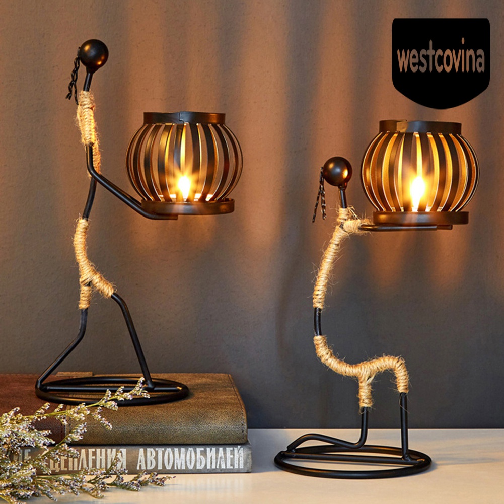 [Hot]☀ Giá Đỡ Nến Bằng Sắt Phong Cách Bắc Âu Trang Trí Nhà Hàng