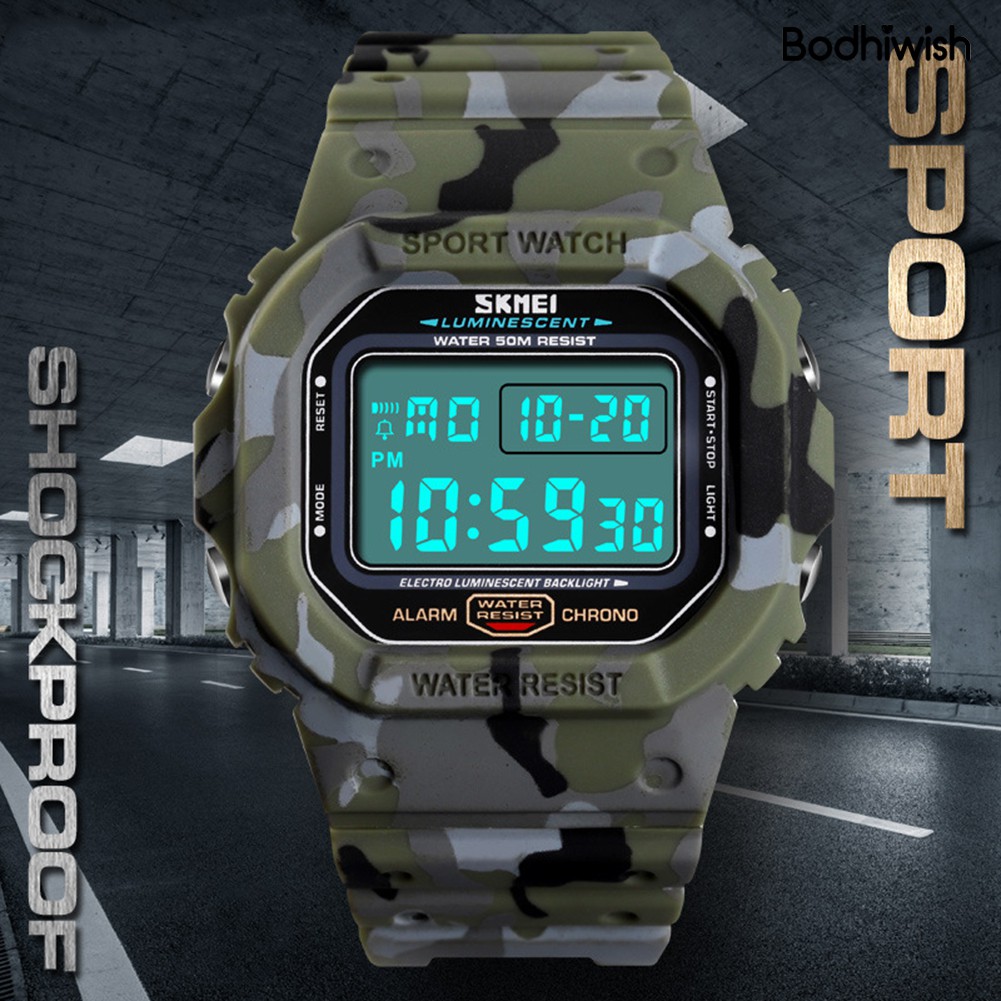 SKMEI Đồng Hồ Điện Tử Thể Thao Chống Nước Dành Cho Nam