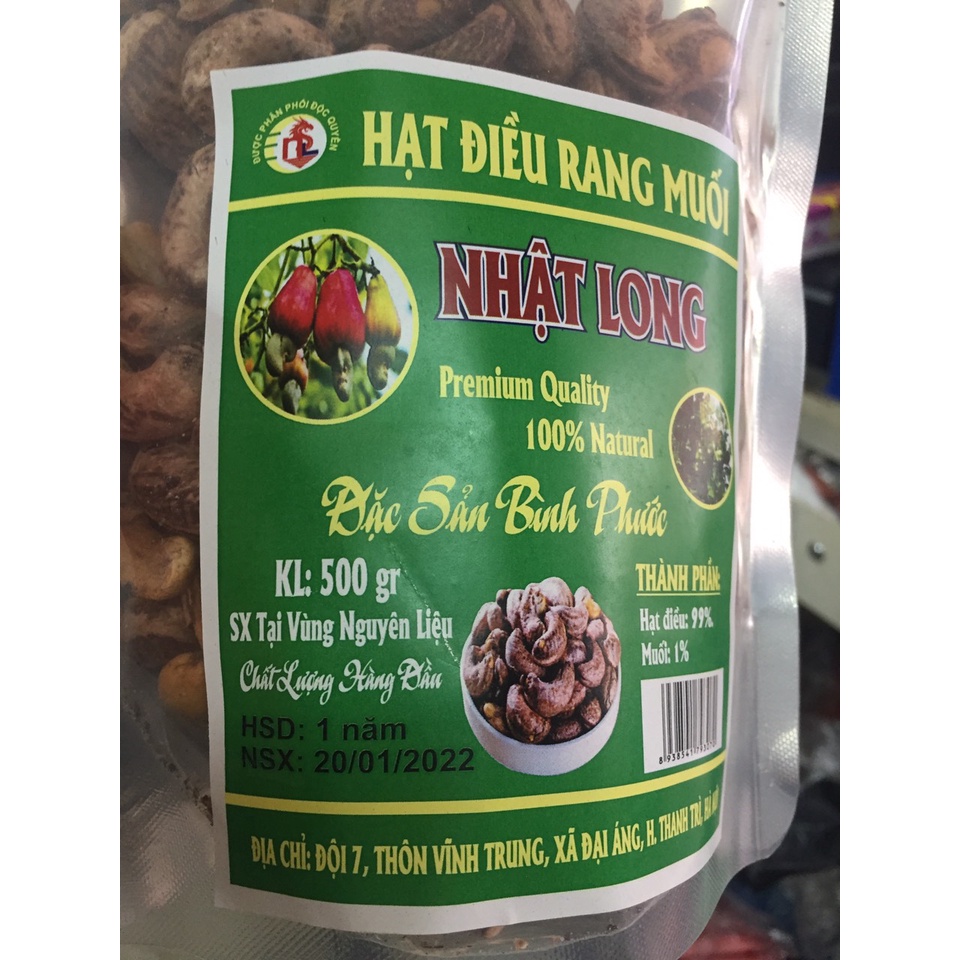 Hạt Điều rang muối Nhật Long