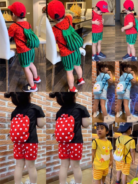 Set bộ kèm ba lô cho bé mã B2067