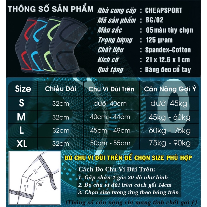Bó Gối Thể Thao Bảo Vệ Đầu Gối Chơi Đá Bóng Bóng Rổ Bóng Chuyền Băng Đầu Gối Tập Gym Chạy Bộ Tennis Cầu Lông Đạp Xe Yoga