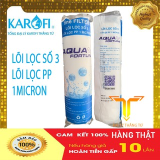 combo lõi lọc thô 123 AQUA fortune, HÀNG LOẠI 1, lõi lọc nước dùng cho tất cả máy lọc nước R.O - xả lỗ xin đánh giá 5sao