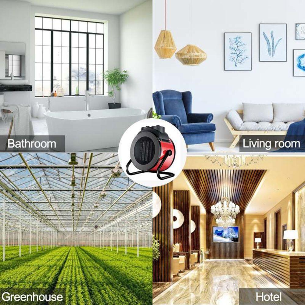 Quillan máy sưởi điện di động sưởi ấm nhanh văn phòng máy điều nhiệt mùa đông quạt điện máy sưởi phòng tản nhiệt máy thổi khí