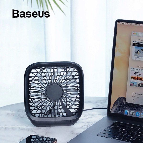 Quạt xếp đa năng gắn lưng ghế trên xe hơi Baseus Foldable Vehicle-mounted Backseat Fan